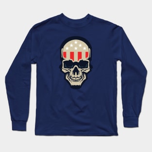 Americana Skull Long Sleeve T-Shirt